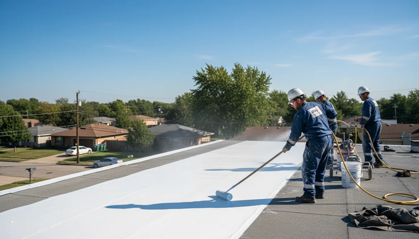 Commercial roof coating in Mendenhall, MS near me